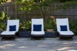Catch some rays by the pool in these plush loungers